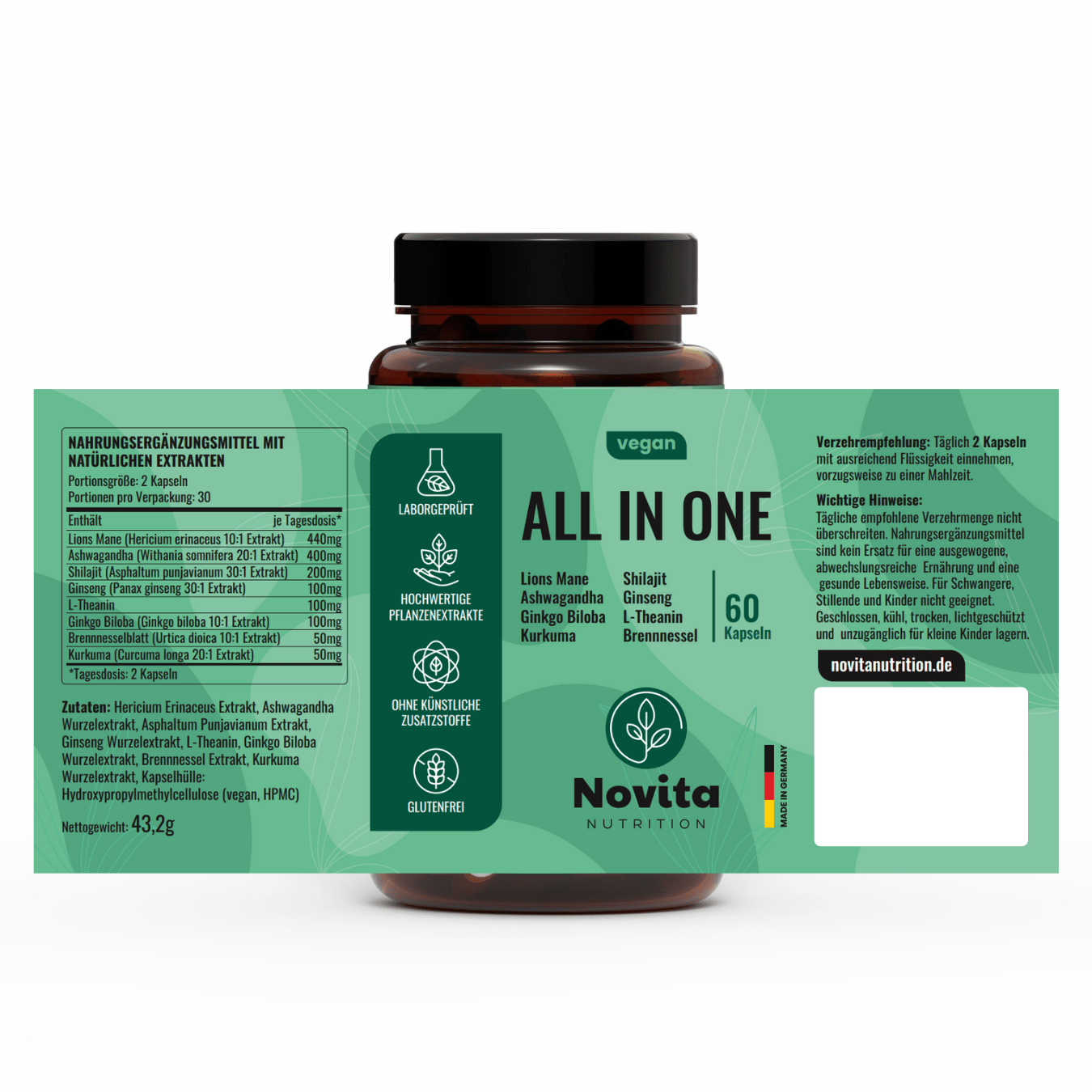 ALL - IN - ONE TESTO+ - Novita Nutrition